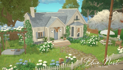 The Cozy Blue Nest — Paralives Furniture Mods mod preview by SulSulDUCK